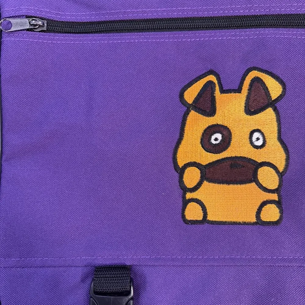 Travel Crossbody Laptop School Bag Purple - See Description